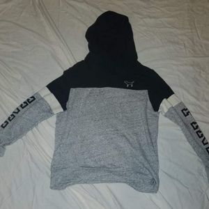 PINK Gray, Black & White Hoodie